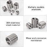 KYSUN 60Pcs Metric Stainless Steel Wire Thread Inserts M3-M12 Screw Repair Kit view 4