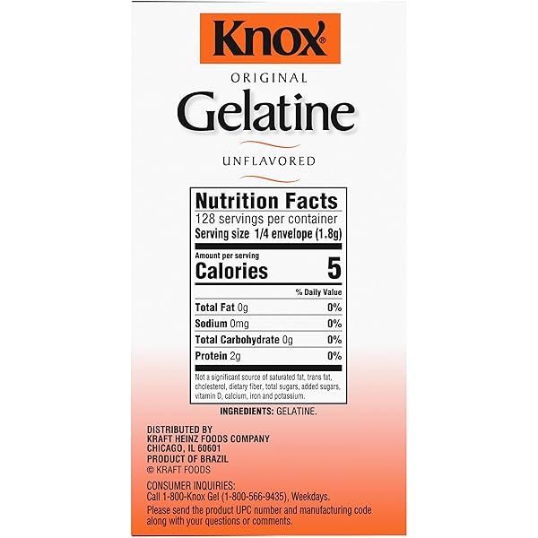 KNOX ORIGINAL UNFLAVORED GELATIN, 32 CT PACKETS