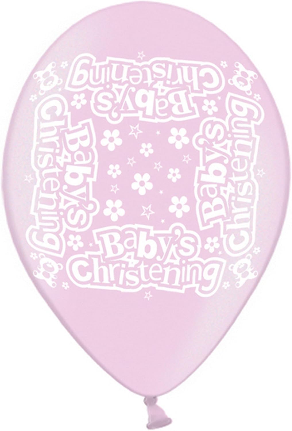 Simon Elvin 10 X Baby Christening Pink Balloons Party Decorations