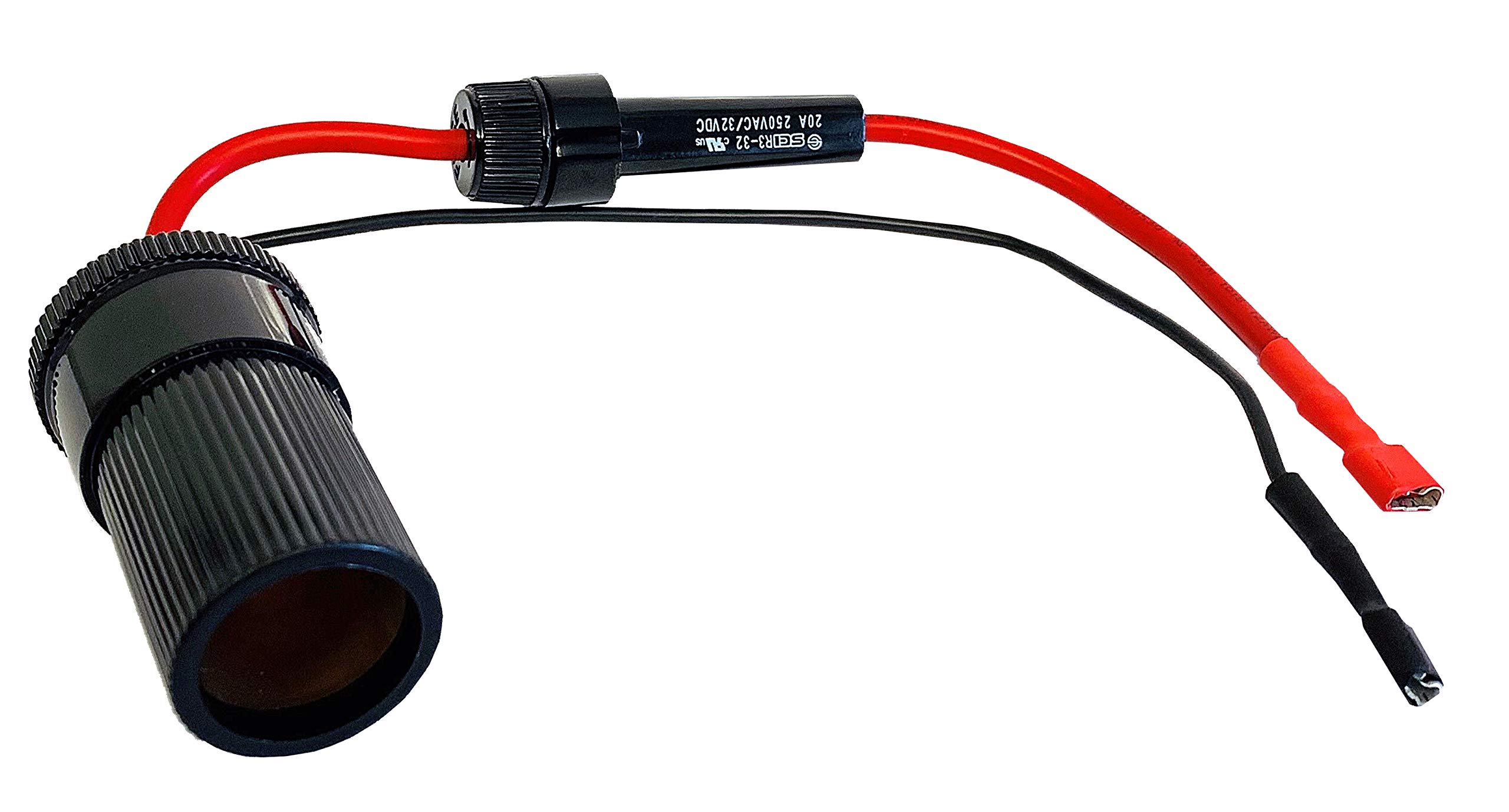 Battery Floating Lead - Fused Cigar Socket or Jack Socket