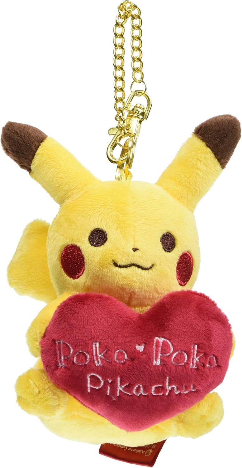 pikachu heart plush