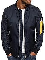 Guhmomh Bomberjacke Herren - Dünne Übergangsjacke Blouson Stehkragen