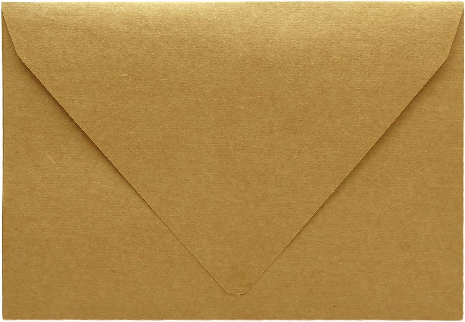 Darling Souvenir A7 Kraft Invitation Envelopes (5 1/4 x 7 1/4) Euro V-Flap 80 LBS Self-Adhesive Ideal for Invitations Greeting Cards