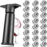 18 Pieces Wine Saver Pump with Vacuum Wine Stopper
