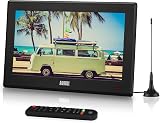 August DA100D 10 Inch Portable TV Freeview HD Recorder HDMI USB DVB-T2 Caravan