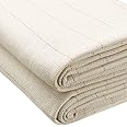 2 Pieces 79 x 59 Inches Monk's Cloth Primary Tufting Fabric Punch Needle Fabric Large Monk Cloth with Marked Lines for Sewing Rug Tufting Guns Embroidery Art Crafts Favors