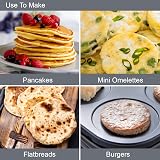 Quest 35319 Pancake Maker and Grill 6 Non-Stick Moulds Easy to Use view 4