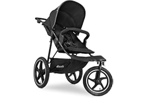 hauck Runner 2 - Robust All Terrain Stroller with XL Pneumatic Air Wheels, UPF 50+, Reclining Backrest from Birth up to 48.5 