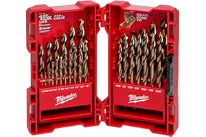 Milwaukee 29 Pc. Cobalt Red Helix Metal Drill Bit Set