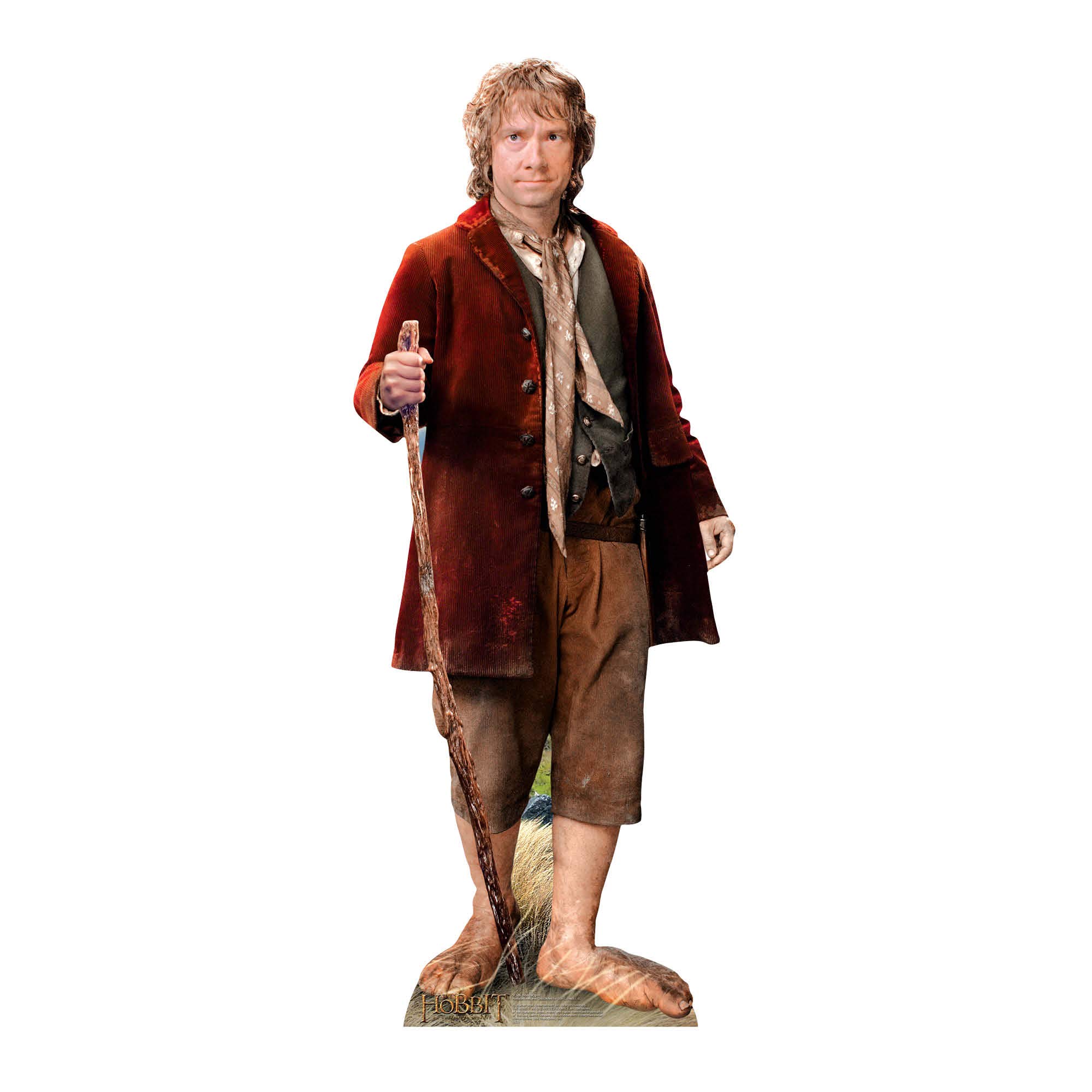 Star Cutouts SC666 The Hobbit Bilbo Baggins Cardboard Cutout – Lifesize Middle-earth Display from the Lord of the Rings Trilogy
