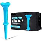 Goashpeaot Stepped Golf Tees, 110/150 Count Mixed Size Golf Tees, 3-1/4" &amp; 1-1/2", Stable Low-Resistance Golf Tees for Drivers &amp; Practice