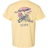 Alpha Delta Pi Comfort Colors Tshirt | ADPi Beach Bliss Sorority Comfort Colors Tee