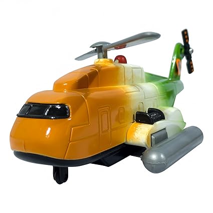 JRPT Rescue Helicopter Pull Back Toy (Indian Flag)