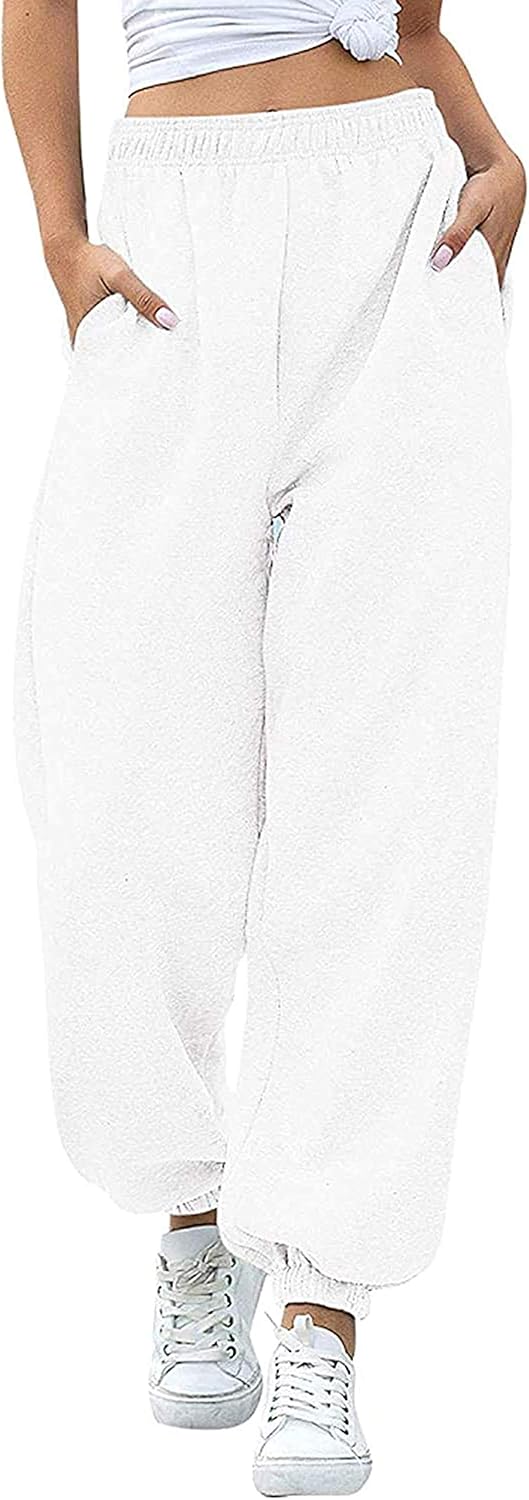 Women's Casual Cinch High Waist Hip Hop Dance Sport Running Jogging Harem Pants Sweatpants Jogger Pants Baggy Trousers: Clothing