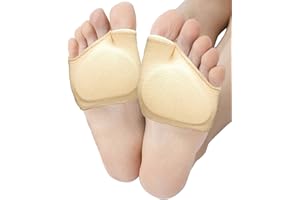 Metatarsal Pads, Half Toe Bunion Sleeve with Sole Forefoot Gel Pads Cushion for Diabetic Feet Metatarsalgia Mortons Neuroma P