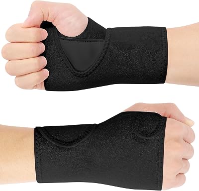 ACWOO Wrist Support Splint Brace 2 Pack Adjustable Carpal Tunnel Compression