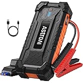 AstroAI S8 Ultra 4000A Car Jump Starter, Jump Box up to All Gas Engines & 12L Diesel, 12V Portable Power Bank with USB/Type-C Ports, 3 Modes LED Flashlight, Auto Battery Booster with Jumper Cable