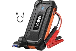AstroAI S8 Ultra 4000A Car Jump Starter, Jump Box up to All Gas Engines & 12L Diesel, 12V Portable Power Bank with USB/Type-C Ports, 3 Modes LED Flashlight, Auto Battery Booster with Jumper Cable