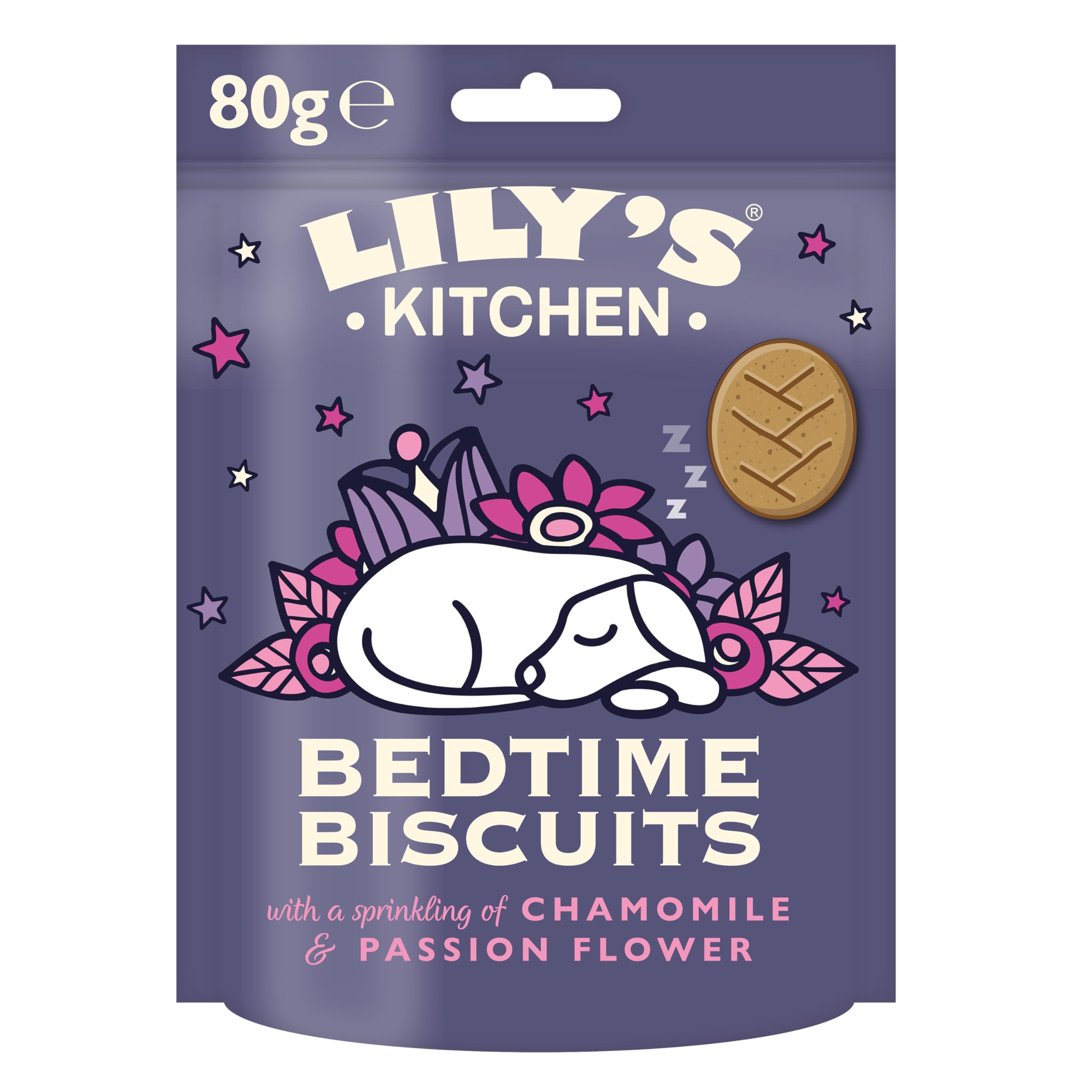 Lily's Kitchen Made with Natural Ingredients Bedtime Biscuits Dog Treats 8 x 80g