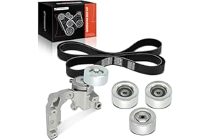 A-Premium Engine Serpentine Belt Drive Kit Compatible with Toyota Cars - Tundra 2011-2014, 4Runner 2010-2022, FJ Cruiser 2012
