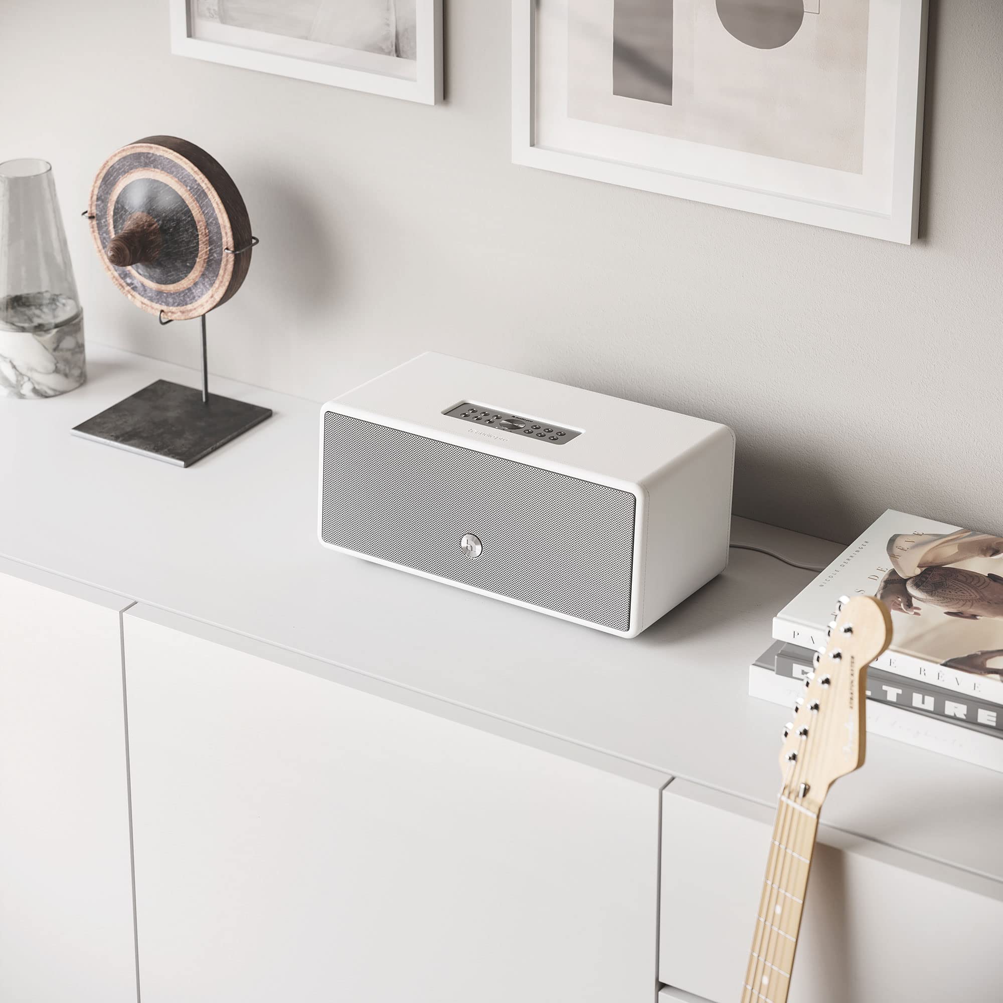 Audio Pro Drumfire-D2 - Ultra Kräftiger Multiroom Lautsprecher mit Bluetooth & WiFi - Stereo Speaker mit AirPlay 2, Chromecast, Spotify Kabellos - Weiss 5