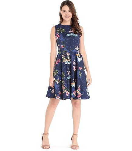 Hawaii Hangover Women's Tank Fit Dress S Christmas Dress Santa Red at Amazon Women's Clothing store