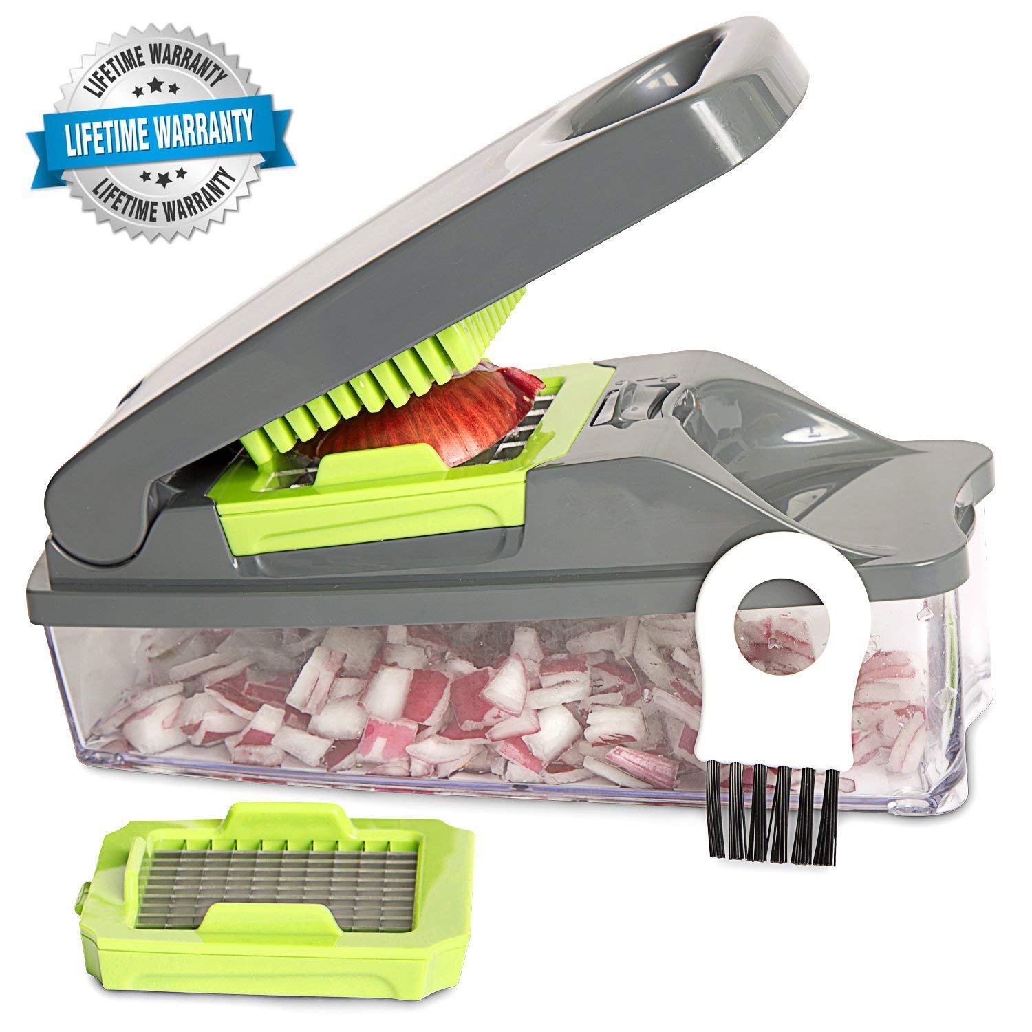 Onion Chopper Pro Vegetable Chopper by Mueller Strongest NO MORE