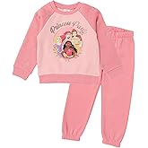 Disney Princess Toddler Girls Crewneck Sweatshirt and Jogger Pants Set