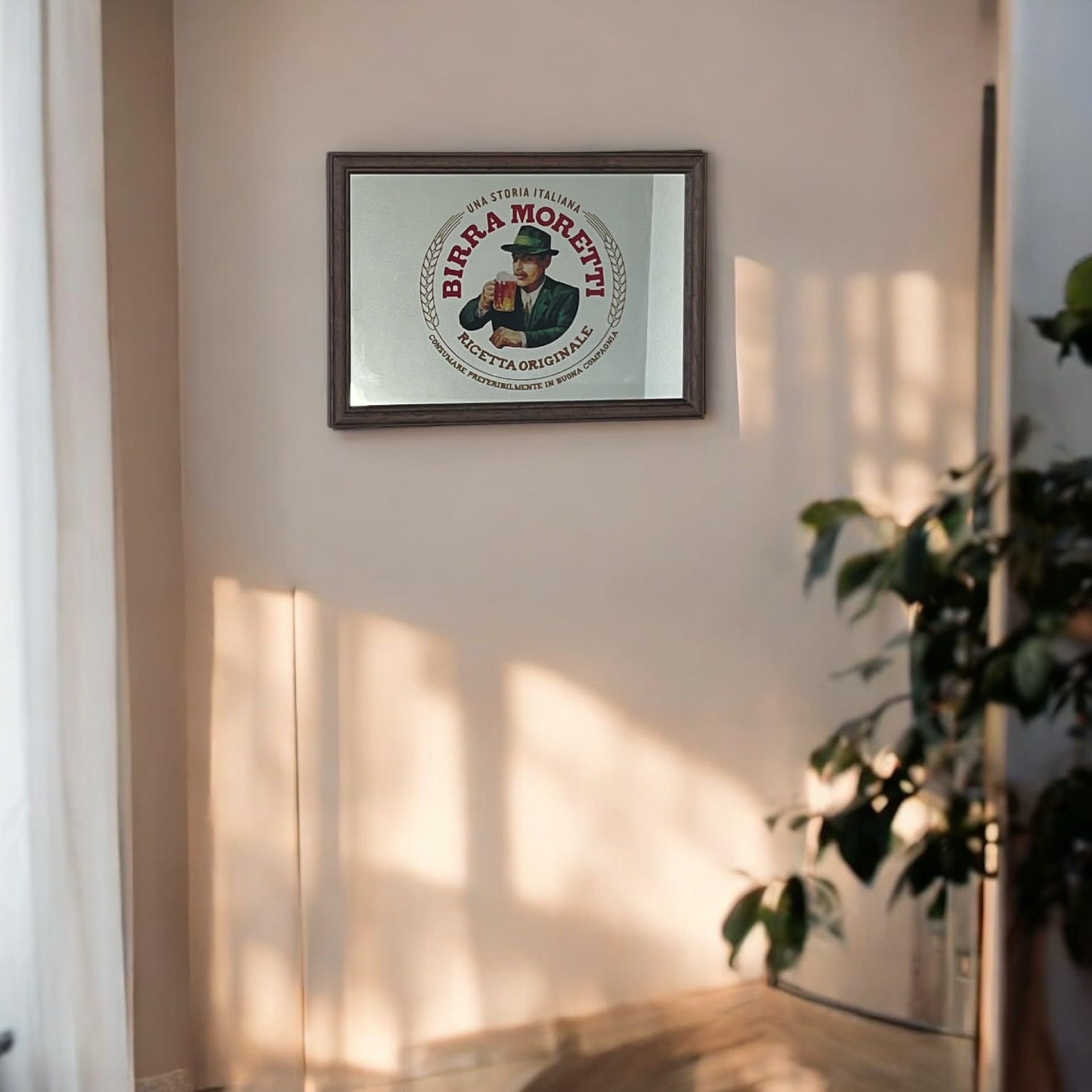 Birra Moretti Pub, Bar Small Mirror