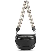 GAEKEAO Crossbody Bum Bags for Women Vegan Leather Fanny Packs Belt Bag Trendy Cross Body Purse Travel