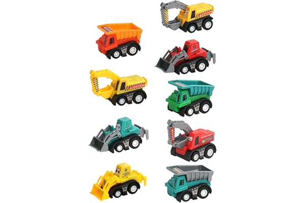 Fajiabao Construction Toy Cars for Toddlers 1-3 Boy Toys Mini Pull Back Cars Small Truck Sensory Bin Bulk & Goodie Bag Stuffe