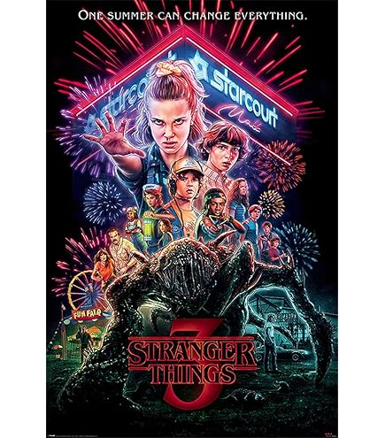 Amazon.com: Trends International Netflix Stranger Things: Season 3