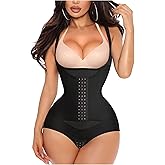 Gotoly Women Waist Trainer Bodysuit Tummy Control Corset Full Body Shaper Cincher Tank Top with Adjustable Straps