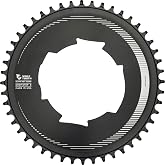 Wolf Tooth Components 107 Bcd Sram Aero Chainring Black, 46T | Flaptop Chains, Drop-Stop B, Black