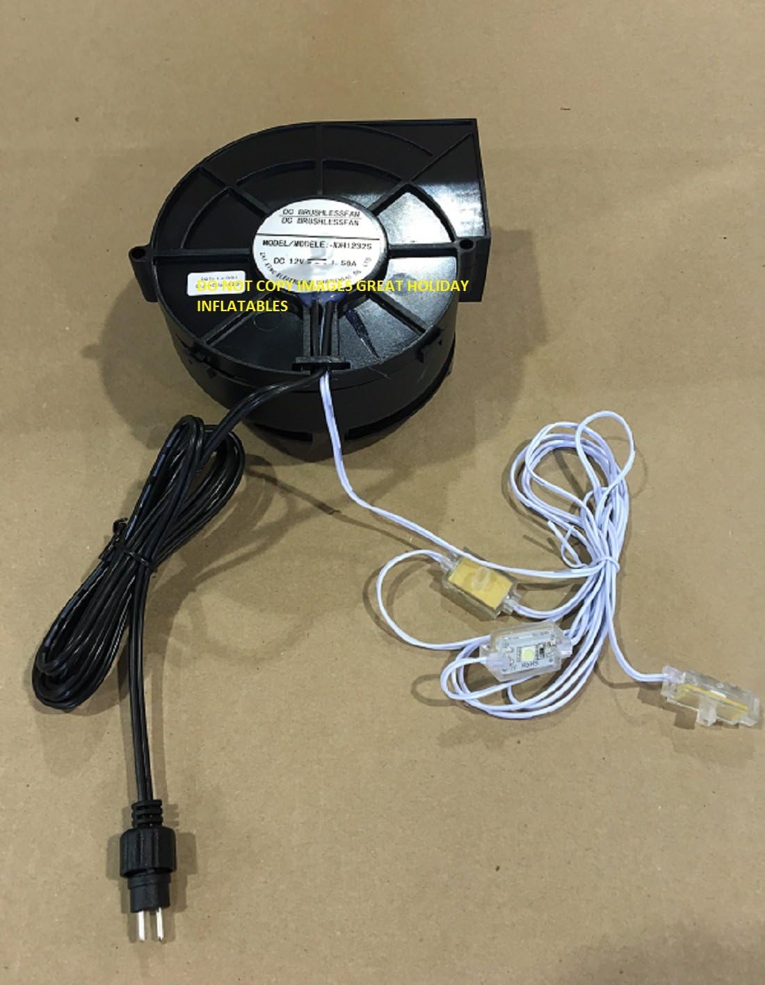 12v/1.5a Adapter Gemmy Inflatable Replacement Fan Blower with 6 Long