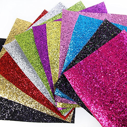 11 pcs 8" x 13" (20cm x 34cm) glitter sequins…