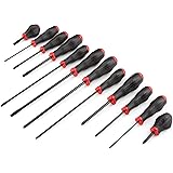 TEKTON Phillips/Slotted High-Torque Screwdriver Set, 12-Piece (1/8-5/16, #0-#3) | DRV41216