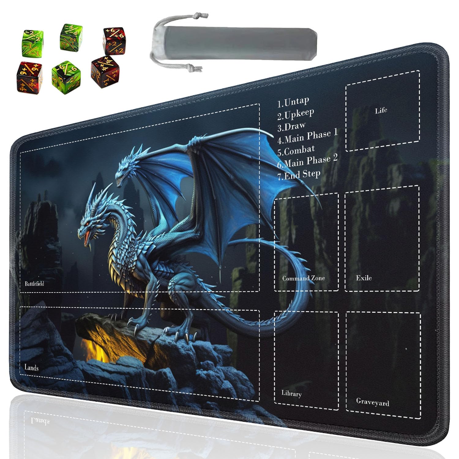 SOTWONSO Board Game for TCG Playmat Table Mats