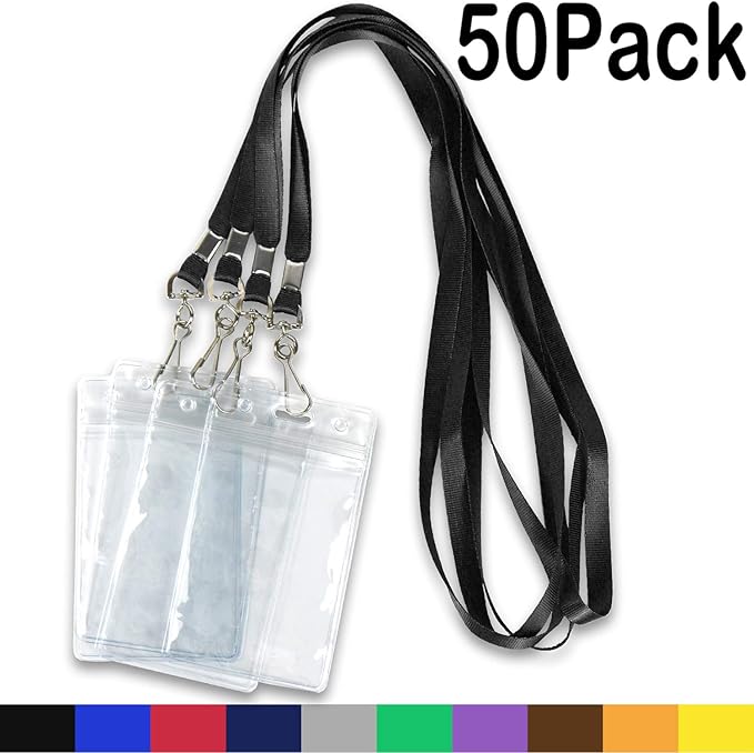 Lanyards with ID Badge Holder Name Tags Card Labels Lanyard String Keys Custom