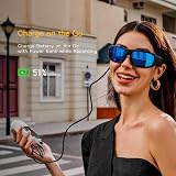 OhO 128GB Camera Glasses 1080P UV400 Sunglasses, 24M Resolution, One Button view 2