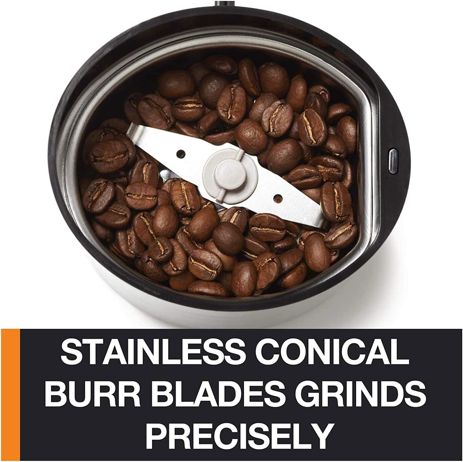 KRUPS F203 Electric Spice And Coffee Grinder With Stainless Steel