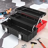 MAXPOWER 17-Inch Tool Box Plastic Storage Cantilever Tray Organizer view 5