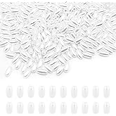 1600pcs Oat Rice Beads for Jewelry Making,4 x 8mm White Pearl Oval Pearl Beads Loose Beads for Bracelets Necklaces DIY Crafts Wedding Home Decor(0.16 x 0.3inch)