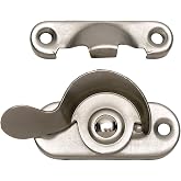 10 Pack - Designers Impressions 53713 Satin Nickel Window Sash Lock