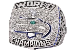 DmiTesoros NATIONAL FOOTBALL CHAMPIONSHIP RING 2013 Seattle ，CHAMPIONSHIP RINGS WITH WOOD BOX GIFTS FOR CHRISTMAS AND BIRTHDAY