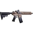 Crosman CFAR1X Full Auto R1 CO2-Powered BB Air Rifle And Red Dot Sight, Black/FDE
