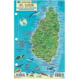 St. Maarten &amp; St. Martin Dive Map &amp; Reef Creatures Guide Franko Maps Laminated Fish Card: Franko ...