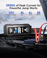 TOPDON JS2000 Pro Jump Starter 2500A 12V 8L Gas 6L Diesel Case Cables view 2