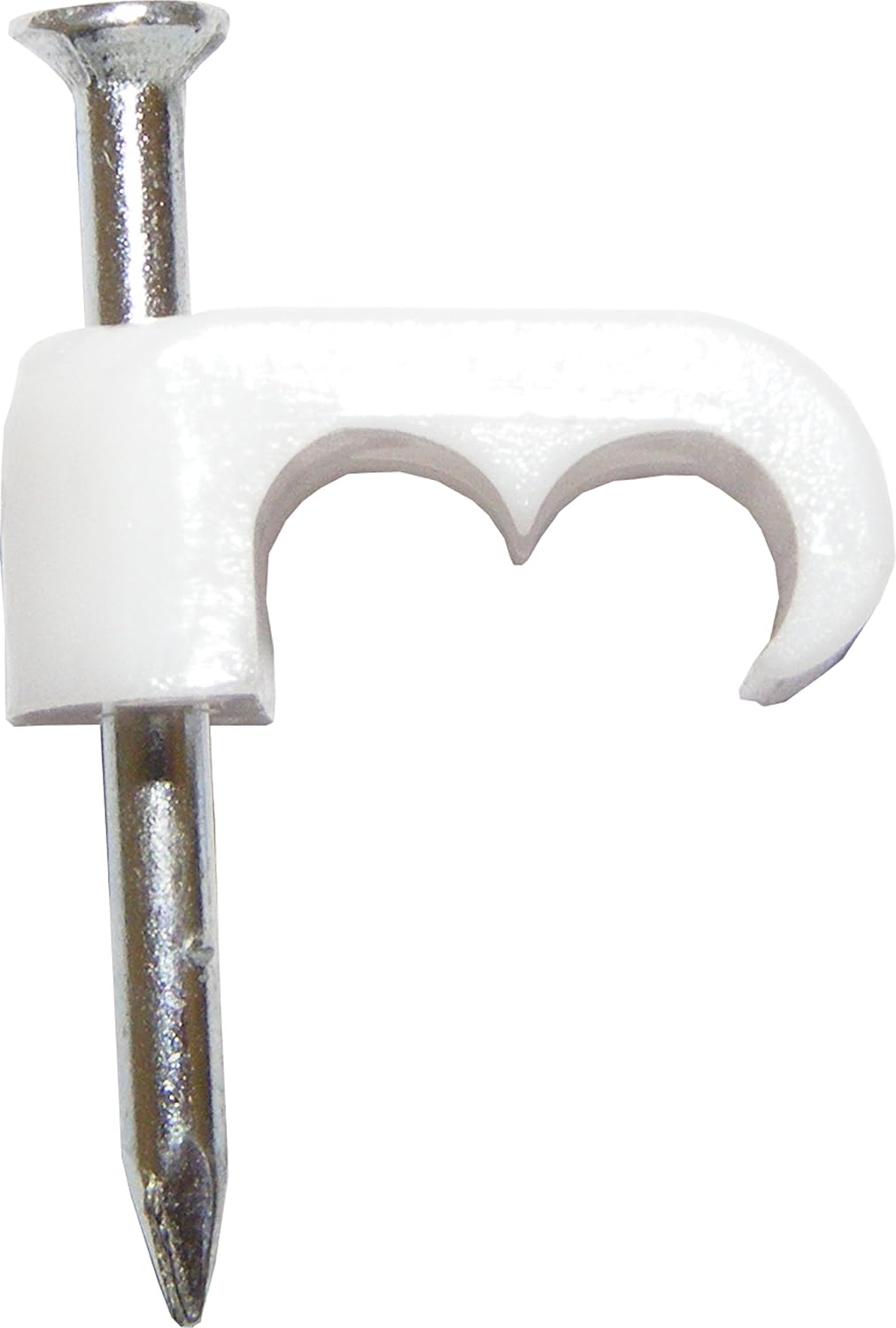 SAC Electronics White Twin Cable Clips x100, Ct63/65 Compatible