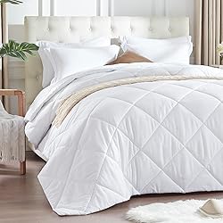 NexHome Down Alternative Solid Comforter Set Queen